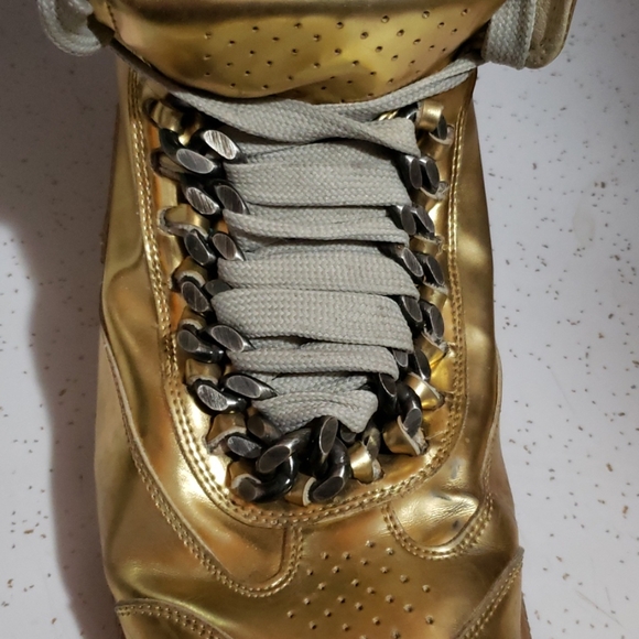 Maison Margiela Men/Woman gold shoes with chain!!! - Picture 5 of 8